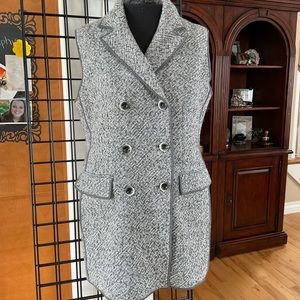 Wool Sleeveless Style Blazer by W by WORTH